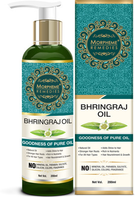 Morpheme Remedies Pure Bhringraj Oil (No Mineral Oil & No Paraben) Hair Oil(200 ml)