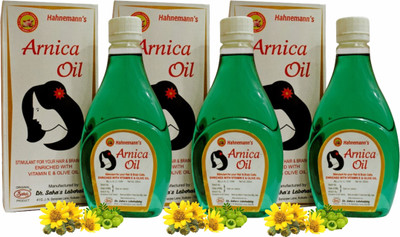 Dr. Saha`S Hahnemann's Arnica Hair Oil Pack of 3 (200ml Each) Hair Oil(600 ml)