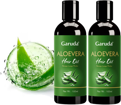 Garuda Aloe Vera Hair Oil – Perfect Blend for Hair Repair - Pack of 2 Hair Oil(100 ml)