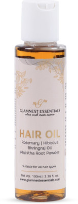GLAMNEST ESSENTIALS Hair Oil for Hair Growth | Rosemary, Hibiscus, Bhringraj & Majistha Root Powder Hair Oil(100 ml)