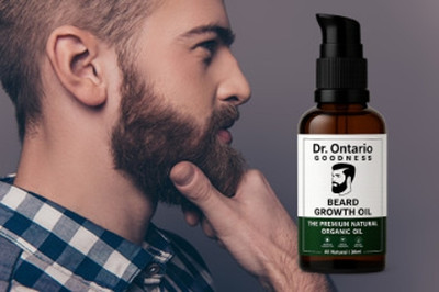 Ontario Goodness Dr. Ales Fast & Advanced Beard & Mustache Growth Oil for MenAX6575 Hair Oil(30 ml)