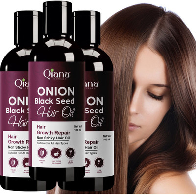 Qiana Oil – For Dandruff-Free & Healthy Hair Growth (Pack of 3) Hair Oil(100 ml)