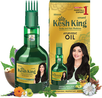 Kesh King Ayurvedic Anti Hairfall|Hair Growth Oil|21 Natural Ingredients Hair Oil(200 ml)