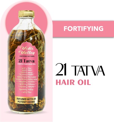 Vedic Valley Hair Fall Control Oil 21 Tatva Certified Natural An Age Old Grandma's Recipe Hair Oil(300 ml)