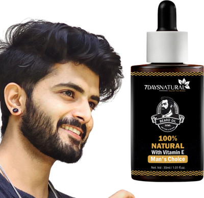 7days natural Beard Potential Regrowth Oil to Stimulate, Strengthen, and Restore Hair Oil(30 ml)