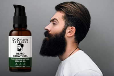 Ontario Goodness Dr. Ales Fast & Advanced Beard & Mustache Growth Oil for MenAX678 Hair Oil(30 ml)