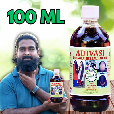 Adivasi Herbal & Natural Hair Oil - For Fast Hair Growth Hair Oil(100 ml)