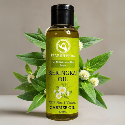 Sparshveda Bhringraj Hair Oil | Promotes Hair Growth & Strengthens Roots Hair Oil(120 ml)
