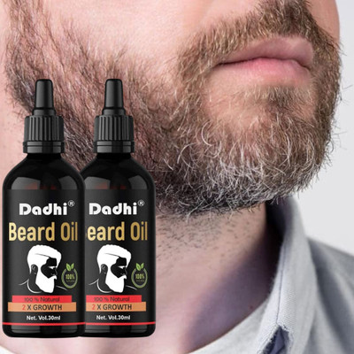 Dadhi Beard Growth Oil Advanced beard 30ml pack-2 Hair Oil(30 ml)