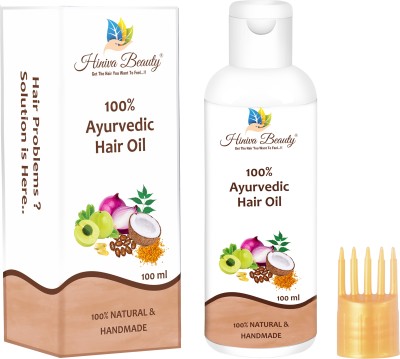 Hiniva Beauty Handmade Ayurvedic Hair Oil For Dandruff & Hair Growth With Natural Ingredients Hair Oil(100 ml)