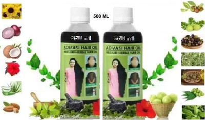 Adivasi hair growth nilgiri oil 500ML Hair Oil(500 ml)