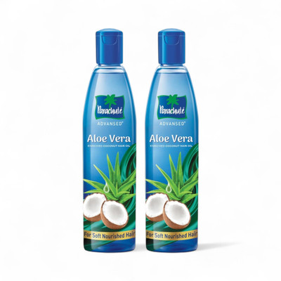 Parachute Advansed Aloe Vera Coconut Hair Oil - 250 ml Pack Of 2 Hair Oil(500 ml)