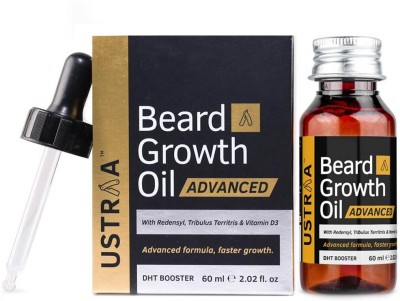 USTRAA Beard Growth Oil Advanced | For Patchy Beard Hair Oil(60 ml)