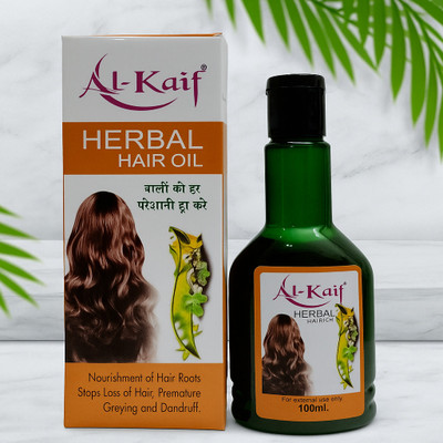 al-kaif Herbal Hair Oil 100ml – Growth & Hair Fall Control with Bhringraj & Amla Hair Oil(100 g)