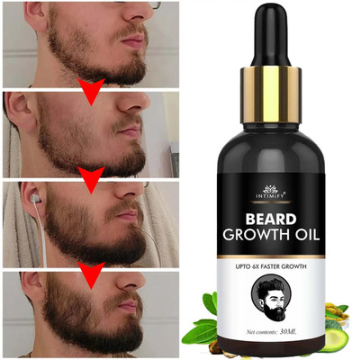 INTIMIFY Beard Growth Oil For Stronger & Thicker Beard Hair Oil(30 ml)