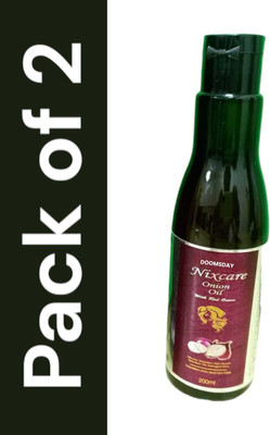 DOOMSDAY nixcare onion hair oil for long and strong all hair types Hair Oil(400 ml)