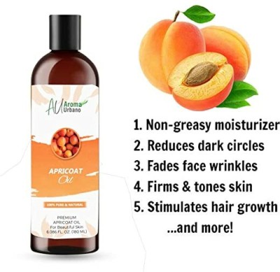 AU AROMA URBANO Apricot Oil Hair Oil(180 ml)