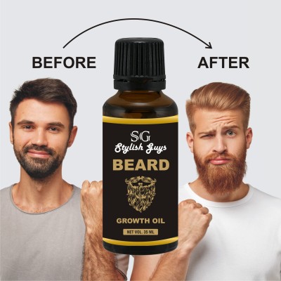 STYLISHGUYS FDA Certified Beard Growth Oil Advanced - 35ml - Beard Growthth Hair Oil(35 ml)