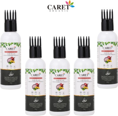 Caret Organic Onion Seed Hair Oil For Hair Growth & Controls Hair Fall Hair Oil-Paraben Free Hair Oil(500 ml)