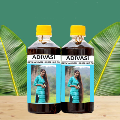 Adivasi Aadivasi Primium Quality Herbal Hair Growth Hair Fall Oil Dandruff 500ML Hair Oil(500 g)