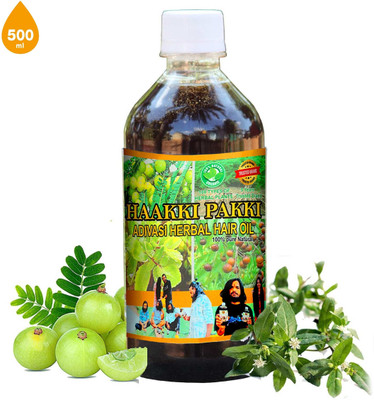 Adivasi Aadivasi HAKKI PAKKI HERBAL HAIR OIL ORIGINAL 500ML OIL+ Hair Oil(500 g)