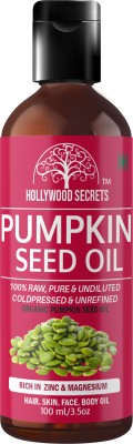 Hollywood Secrets Pumpkin Seed Oil Pure Cold Pressed 100ml Hair Oil(100 ml)