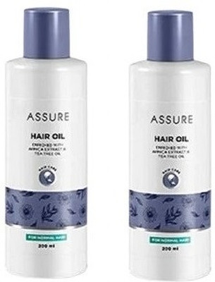 ASSURE HAIROIL-2 Hair Oil (400 ml) (Pack 2) (400 ml) Hair Oil (400 ml) Hair Oil(400 ml)