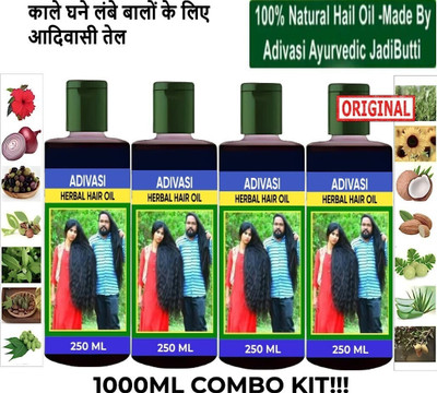 Adivasi FKNew_Ayurvedic Jadibutti Mixed BLA Bhringraj Hair Oil(1000 ml)