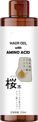 vcn Japanese oil with Rich Amino Acids and Sakura Essence Hair Oil(250 ml)