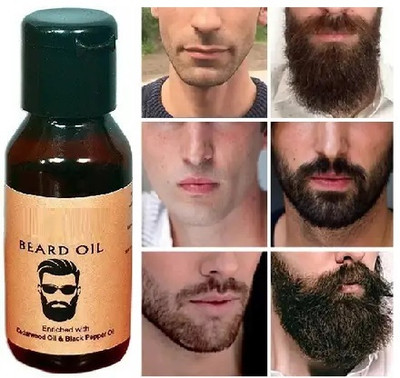 GFSU Beard Oil for Men Fast Growth & Soft Beard with Beard Growth Oil Hair Oil(60 ml)