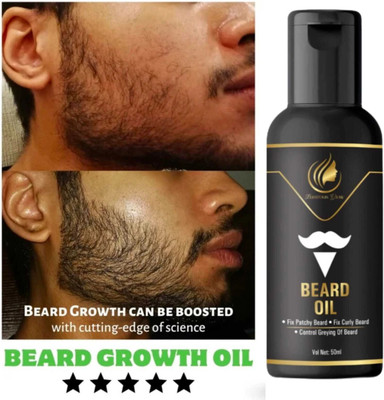 Lustrous Glow beard oil For Men for thicker, longer Beard For patchy, uneven Beard  Hair Oil(50 ml)