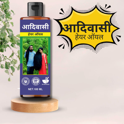 aadikesh Adibasi Hair Oil Herbal Strength Rebuilder for Brittle and Breaking Hair Hair Oil(100 ml)