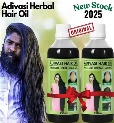 Adivasi Hair Guarented Medicine Herbals Mix  Hair Oil(500 ml)