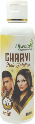 UJWALA AYURVEDASHRAM Charvi Hair Solution For slick and shinning Hair Oil(100 ml)