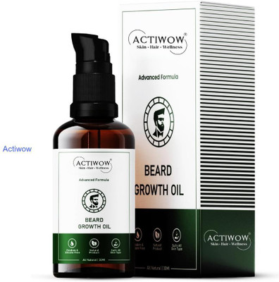 ACTIWOW Beard Growth Oil That Makes Beards Thicker and Softer Hair Oil(30 ml)