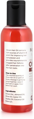 Manarya Sun's Heart Organic Onion Hair Vitalizer Boosting Oil Hair Oil(100 ml)