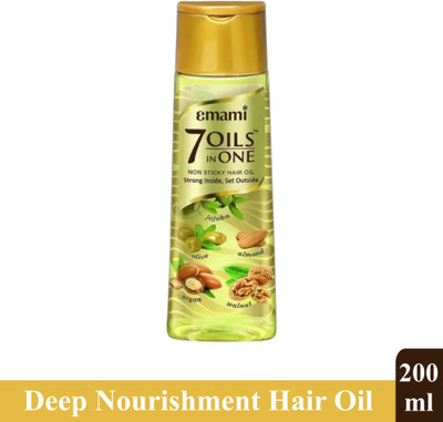 EMAMI 7 Oils in One Damage Control Non Sticky  Hair Oil(200 ml)