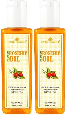 PARK DANIEL Rosehip Oil Natural & Pure for Hair Care Pack of 2 of 100ML Hair Oil(200 ml)