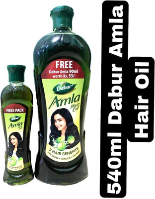 Dabur Amla Hair Oil Long, Healthy & Strong Hair Oil = (540) Hair Oil(540 ml)