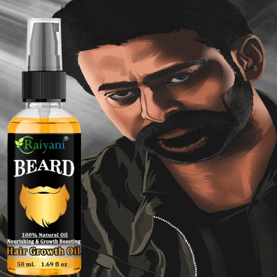 Raiyani Beard Oils for the Stylish Man with Nourishing Oils for a Legendary Look Hair Oil(50 ml)