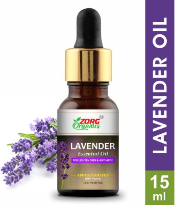 Zorg Organics Lavender Oil for Hair Growth & Healthy Hair, Pure & Natural Hair Oil(15 ml)