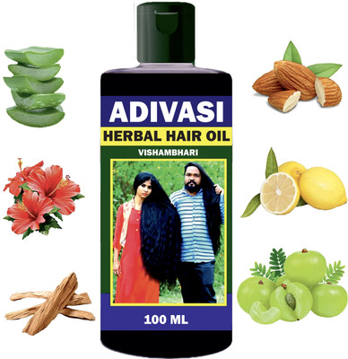 Adivasi Kasturi Herbal Oil for Hair Fall Control and Baldness  Hair Oil(101 ml)
