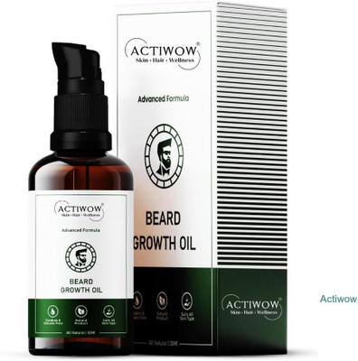 ACTIWOW Beard Growth Oil That Supports Beard Curl Control Hair Oil(30 ml)