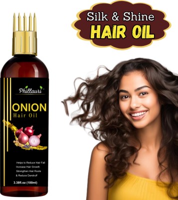 Phillauri Hair Oil For Regrowth, Smooth and Silky, Anti Dandruff Hair Oil(100 ml)