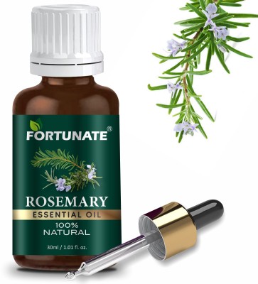 FORTUNATE Natural Rosemary Essential Oil for Healthy Hair Growth, Skin, Muscle & Joints Hair Oil(30 ml)