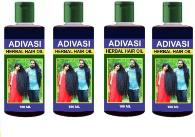 Adivasi Herbal Premium quality hair oil for hair Regrowth - hair fall control  Hair Oil(400 ml)