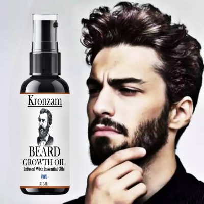 Kronzam Beard & Hair Growth Oil for thicker, longer beard oil for man Hair Oil(50 ml)