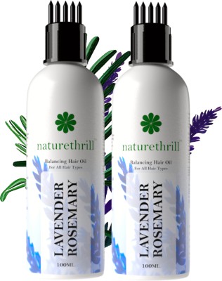 Naturethrill Lavender Rosemary Hair Oil - Pack of 2 Hair Oil(200 ml)