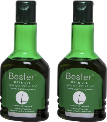 bester Hair Oil | Complete Hair Solution | Promotes Hair Growth - (100 ml - Pack of 2) Hair Oil(200 ml)