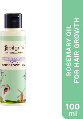 Pilgrim Spanish Rosemary & Biotin Hair Growth Oil for Strengthening Hair Roots Hair Oil(100 ml)